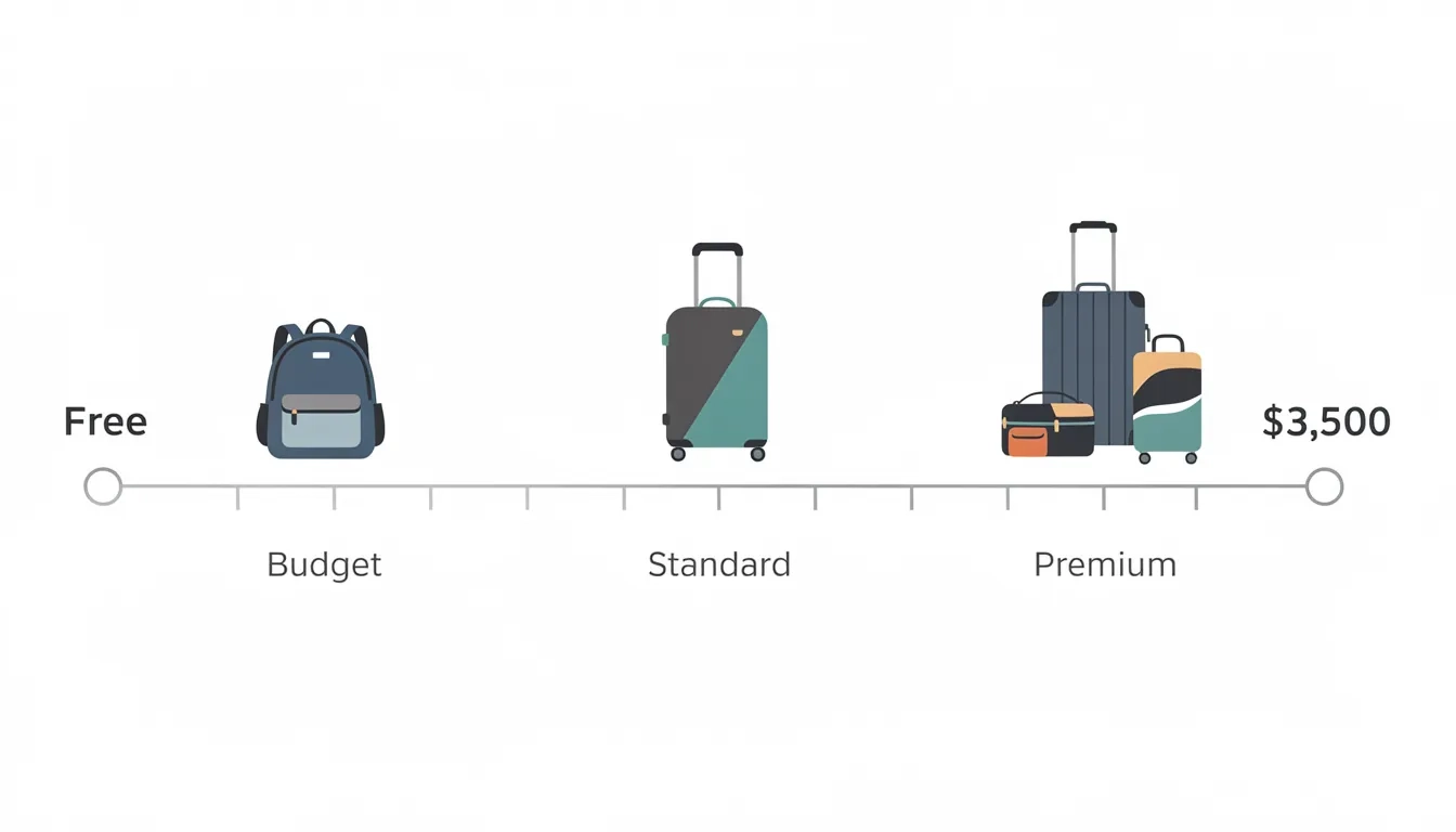 Cost spectrum of volunteer abroad programs ranging from free to $3,500