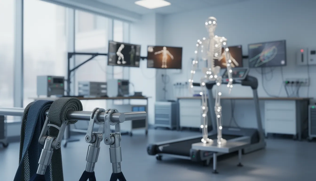 Motion-capture lab illustrating the science of human movement studied in kinesiology