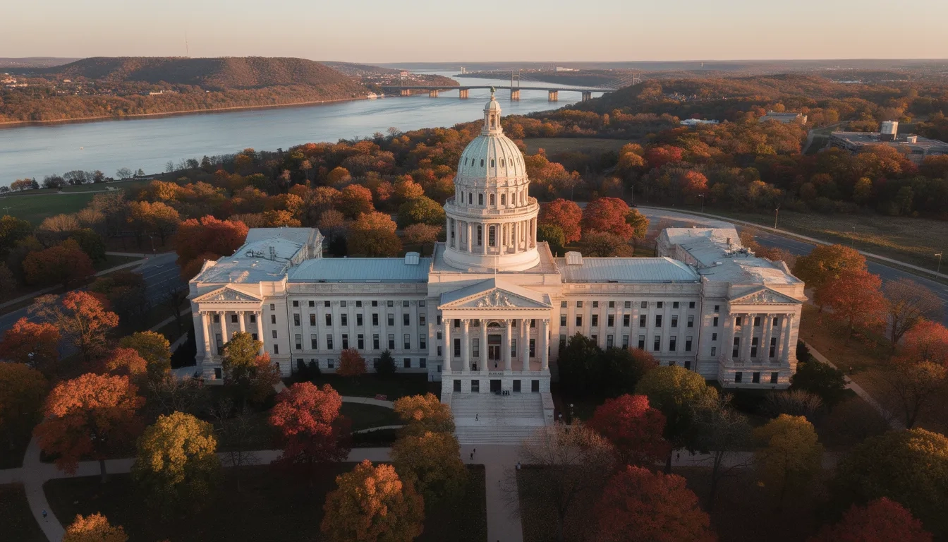 Missouri State Capitol building in Jefferson City