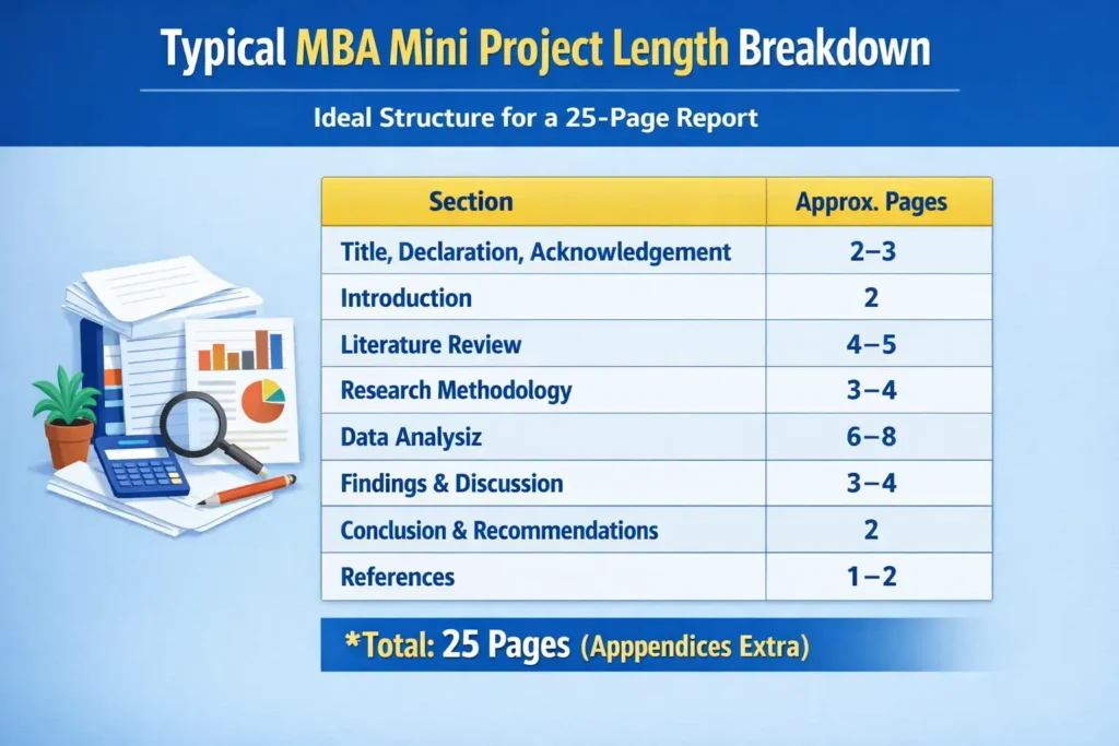 How Many Pages Should an MBA Mini Project Have in 2026?