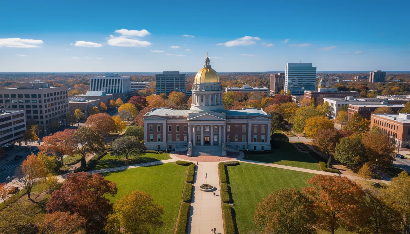 Ohio State Capitol building in Columbus
