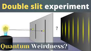 The Double Slit Experiment in Space-time.