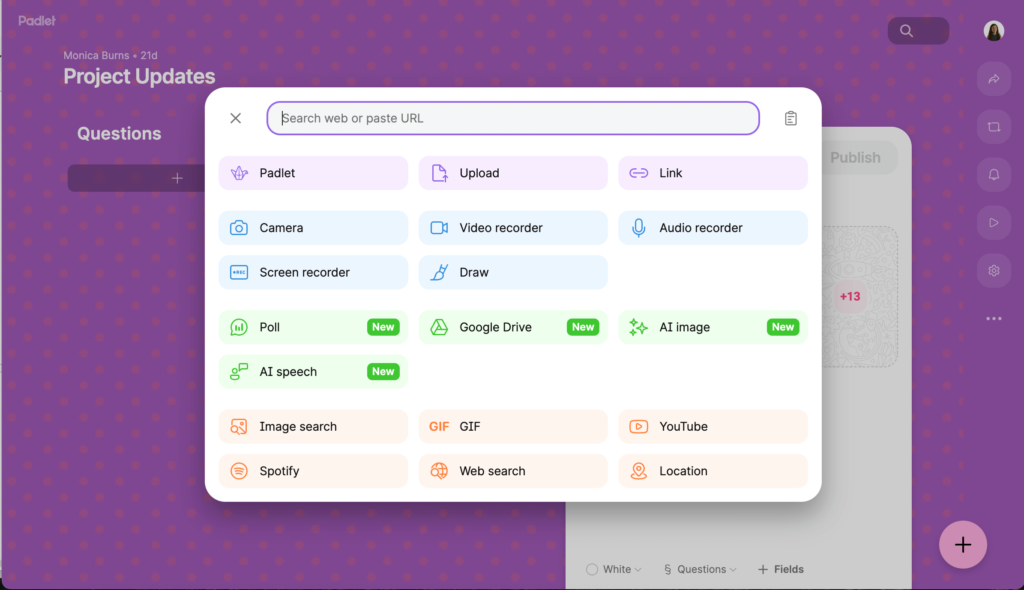 Padlet’s interactive tools support First Day of Summer Ideas like sharing student-created content and summer reflections.