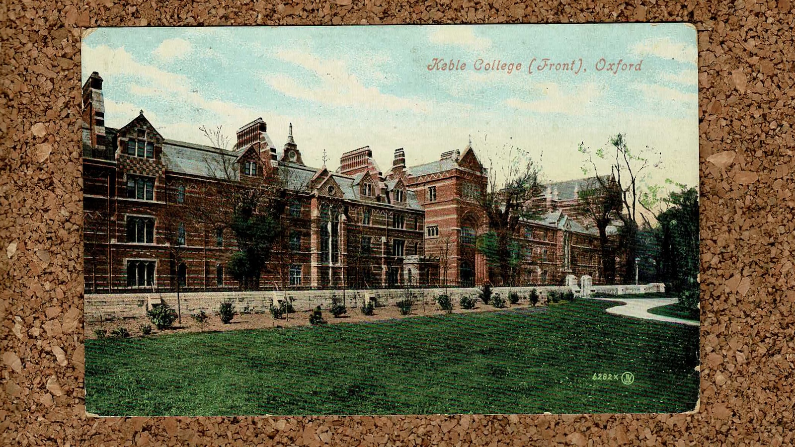 Higher education postcard: Keble College, Oxford