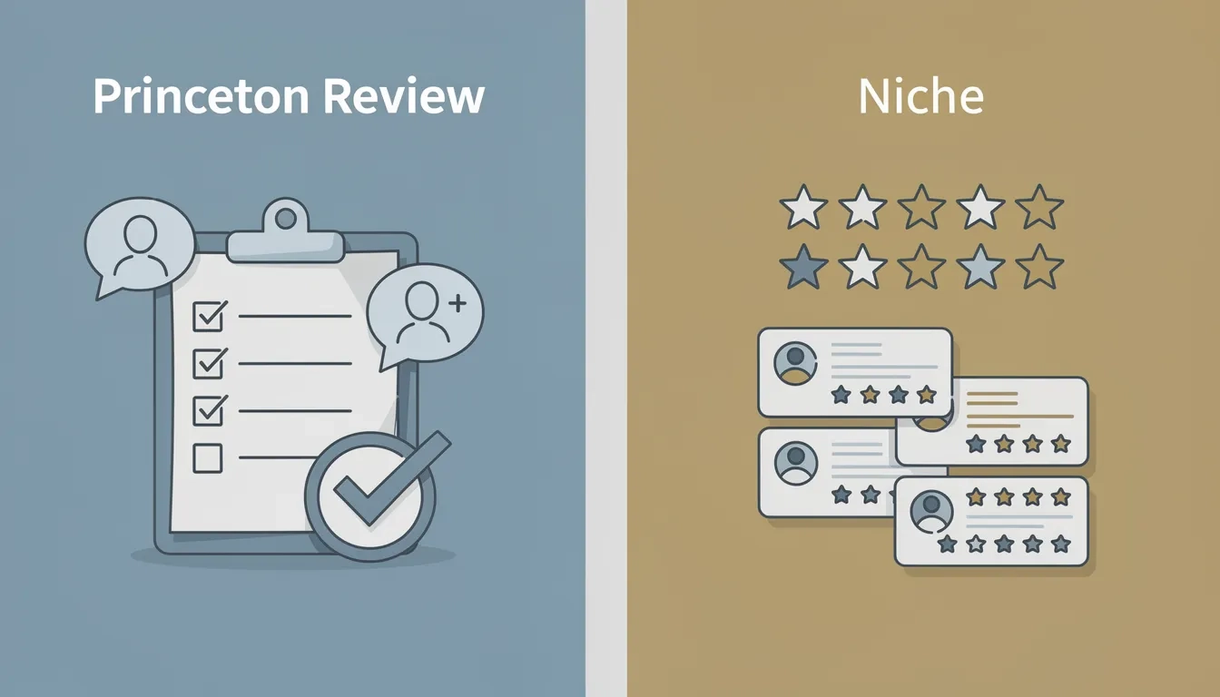 Comparison of Princeton Review and Niche college housing ranking methodologies