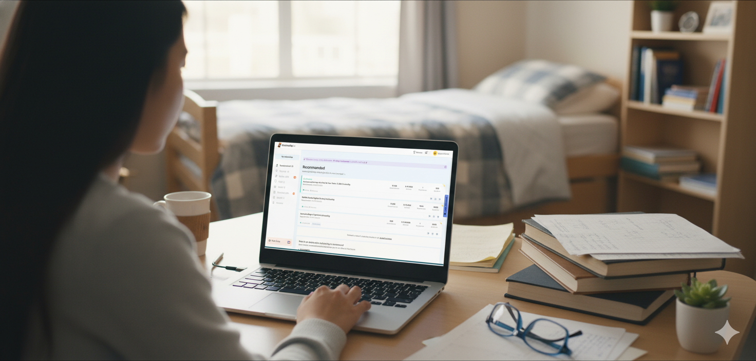 student applying for scholarships with ScholarshipOwl