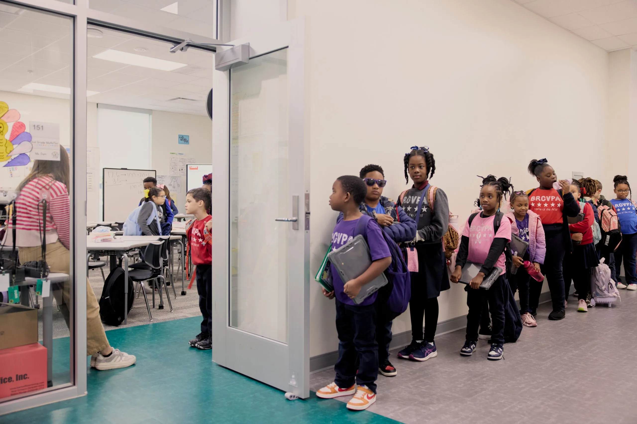 The schools where even young children change classes 