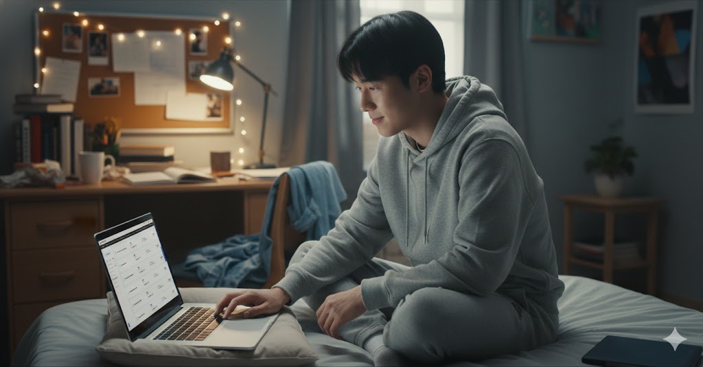 Student applying for scholarships with ScholarshipOwl