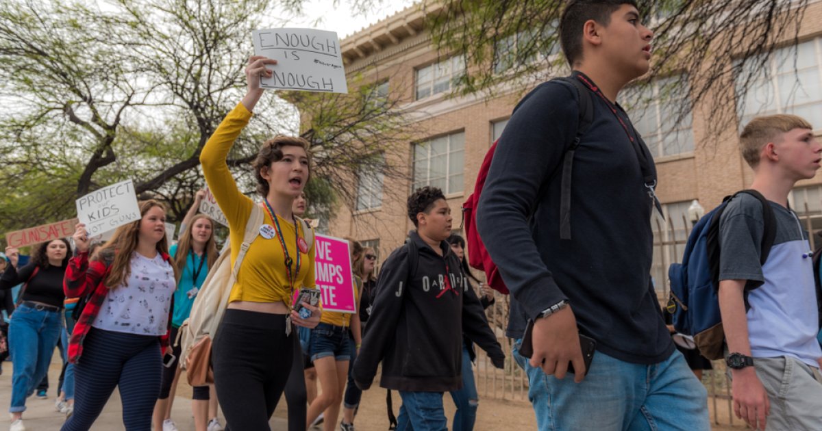 Do K-12 students have the right to walk out in protest? 