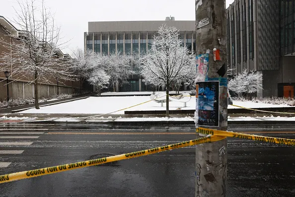 Few cameras, open doors at Brown building where shooting occurred