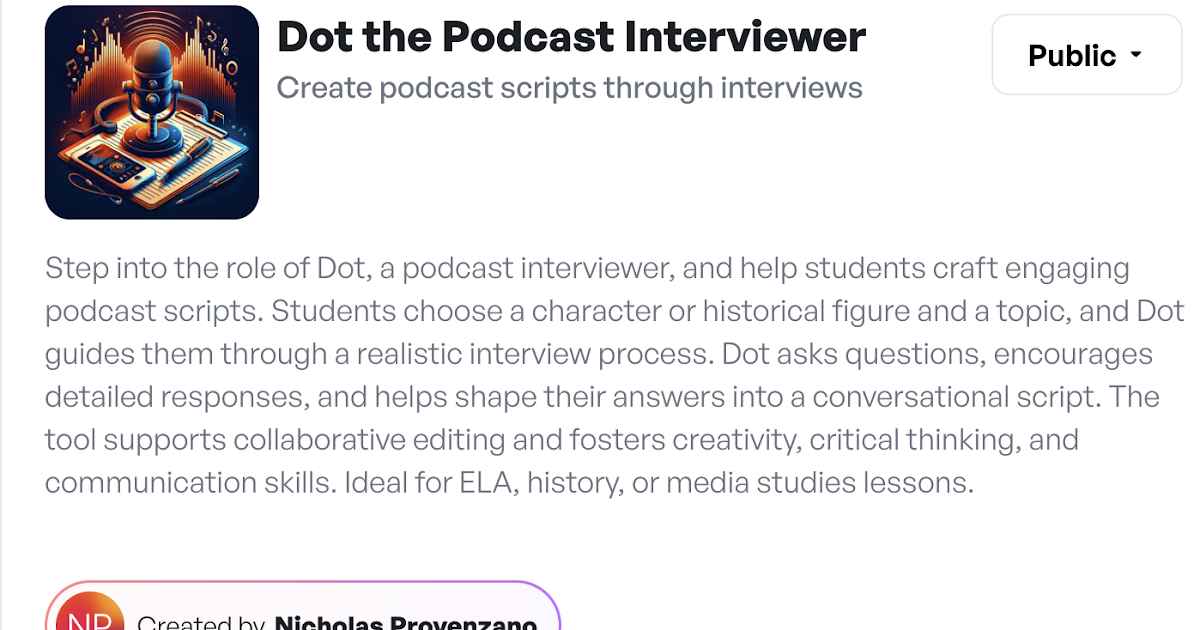 The Nerdy Teacher: Adobe Podcast + SchoolAI