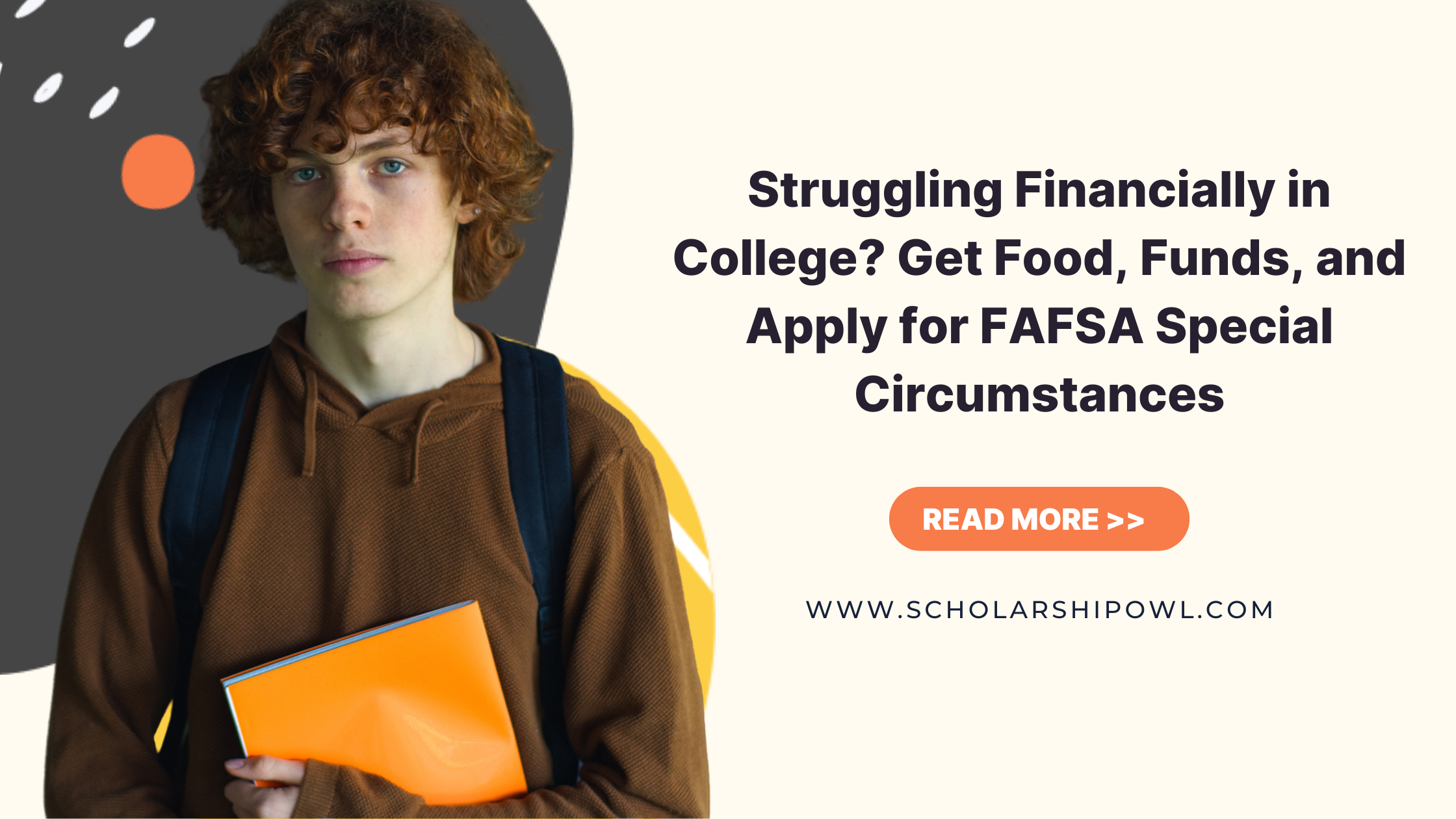 Struggling Financially in College? Get Food, Funds, and Apply for FAFSA Special Circumstances