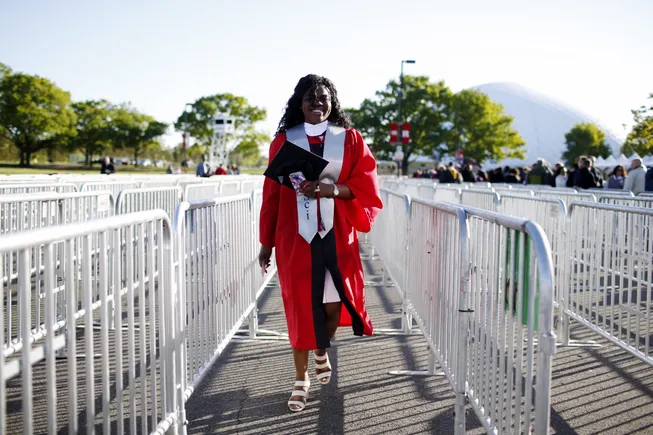 College completion rate holds steady above 61%