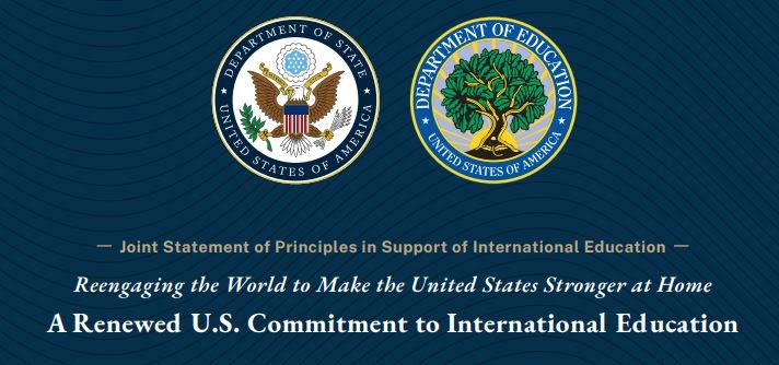 Joint Statement by the U.S. Department of State &#038; the U.S. Department of Education of Principles in Support of International Education