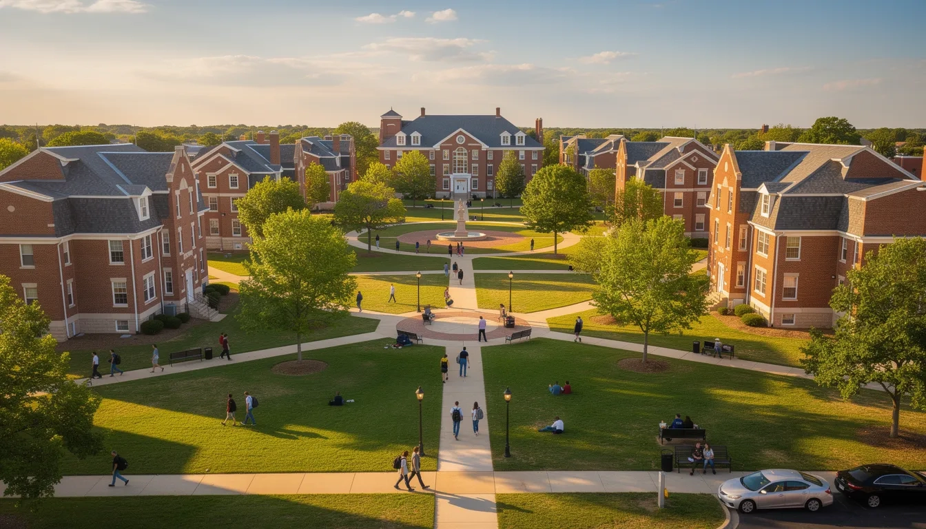 Oklahoma university campus overview