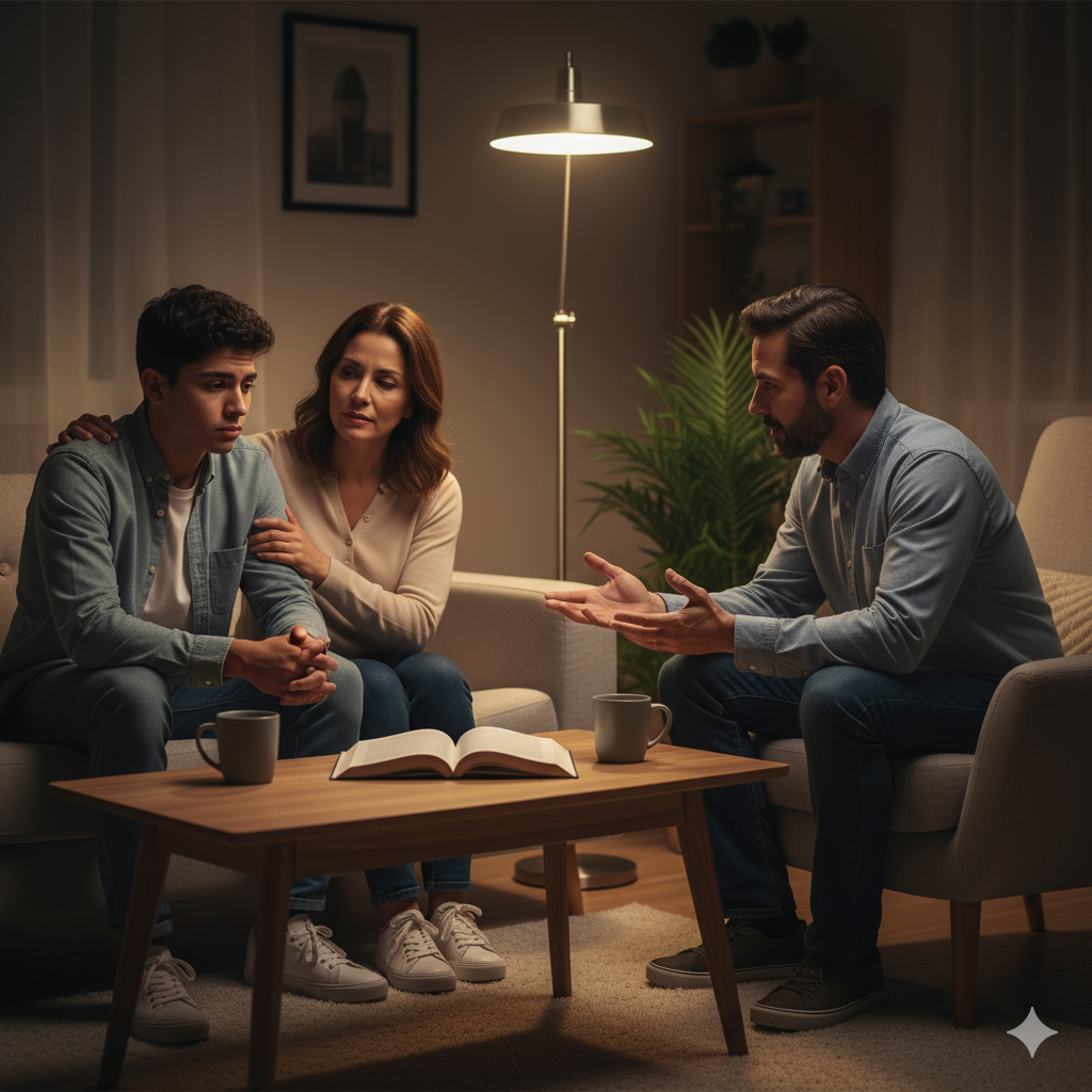 Unmotivated student seeking support from his parents