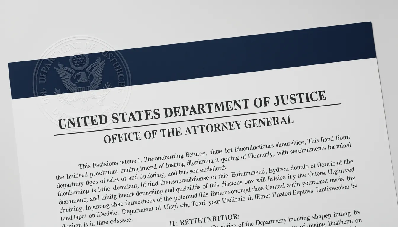 Department of Justice document representing Title II ADA compliance requirements for higher education institutions