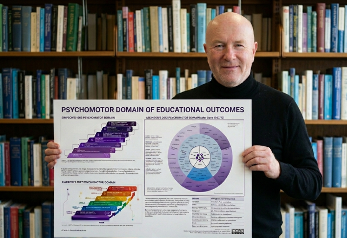 A2 Poster of Psychomotor Domain for Educational Outcomes – Dr Simon Paul Atkinson (PFHEA)