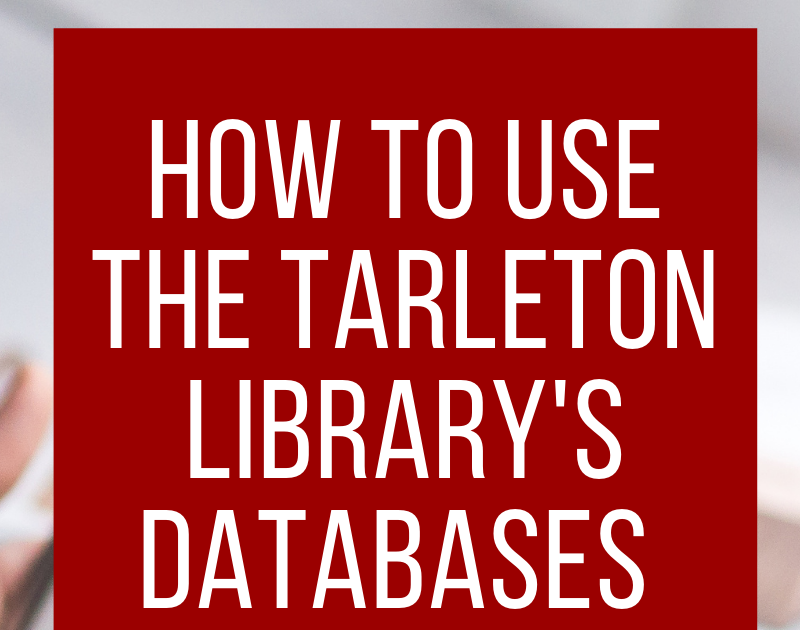 Teaching Our Students Have to Use the Library&#8217;s Ebscohost Databases