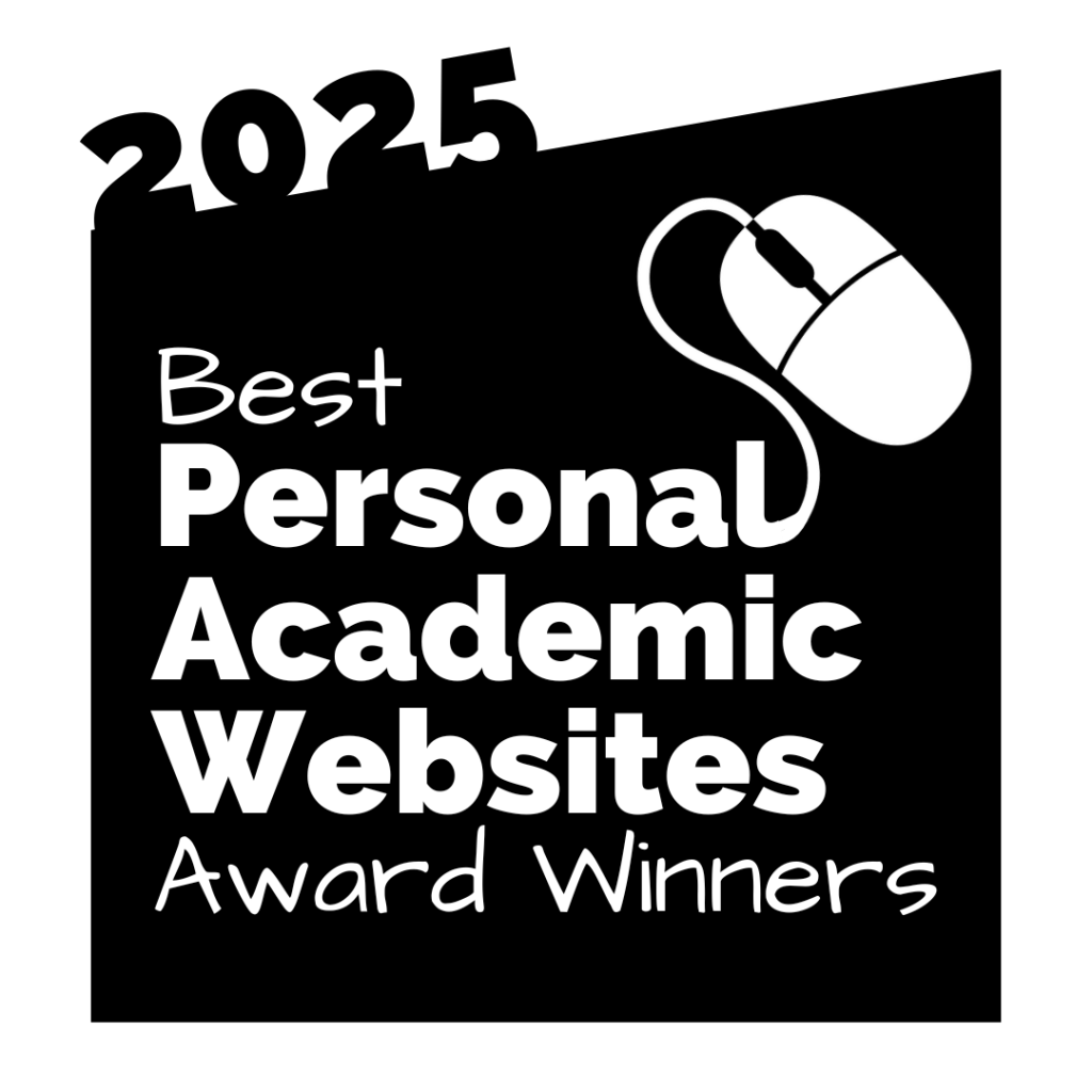 Winners of the Best Personal Academic Websites Contest 2025
