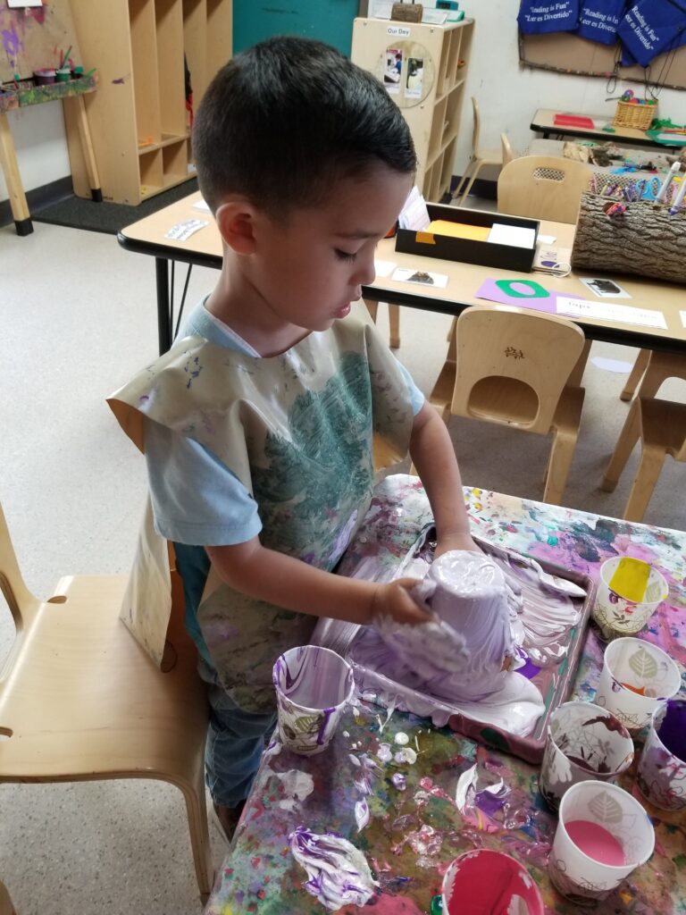 For preschool educator, kids’ paintings give them a deep brush with themselves