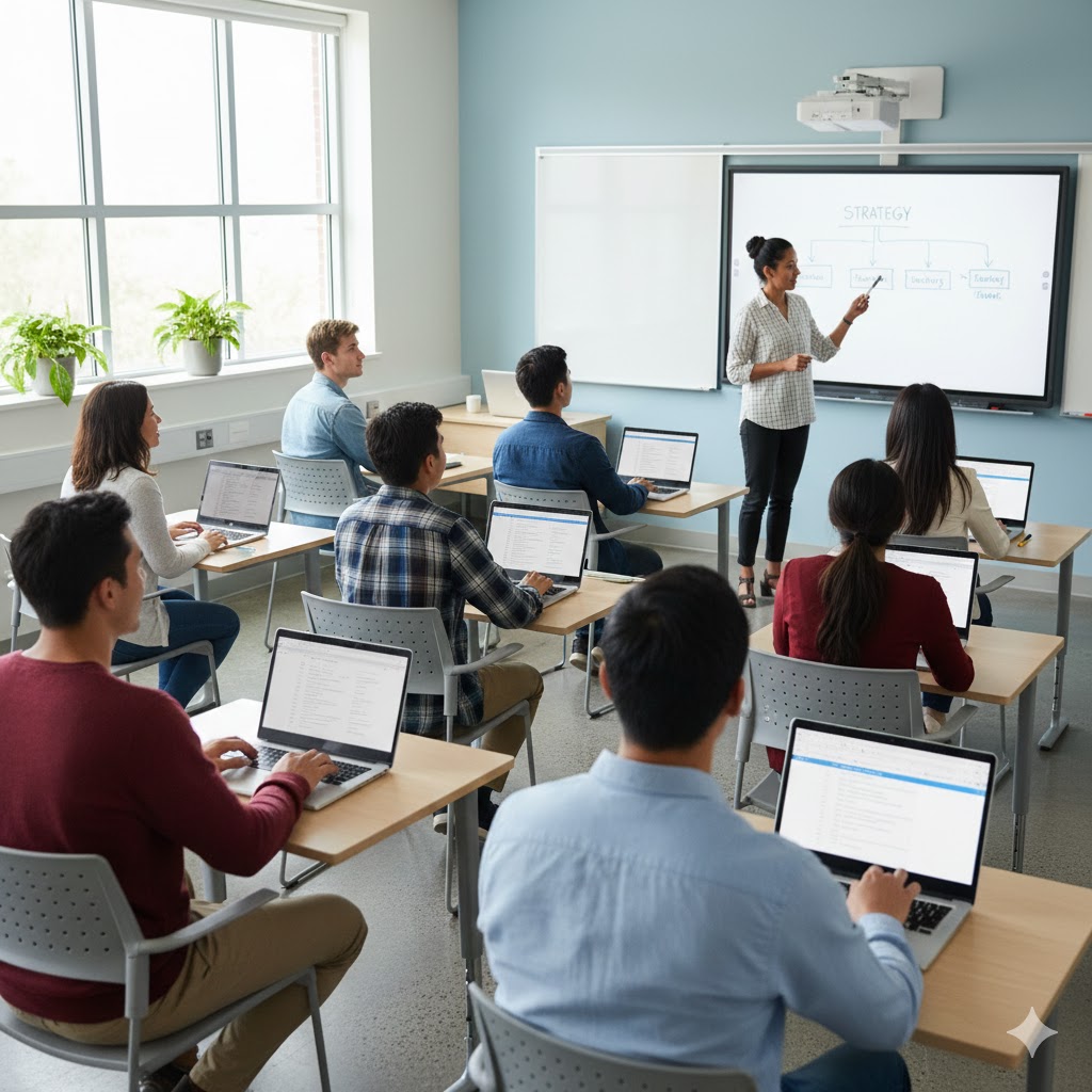 community college classroom