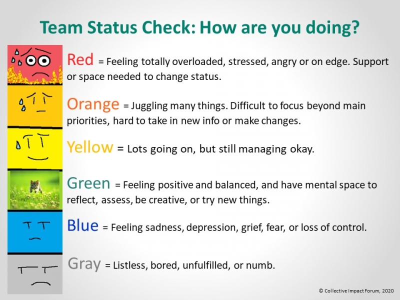 Team Status Check for Individuals and Groups