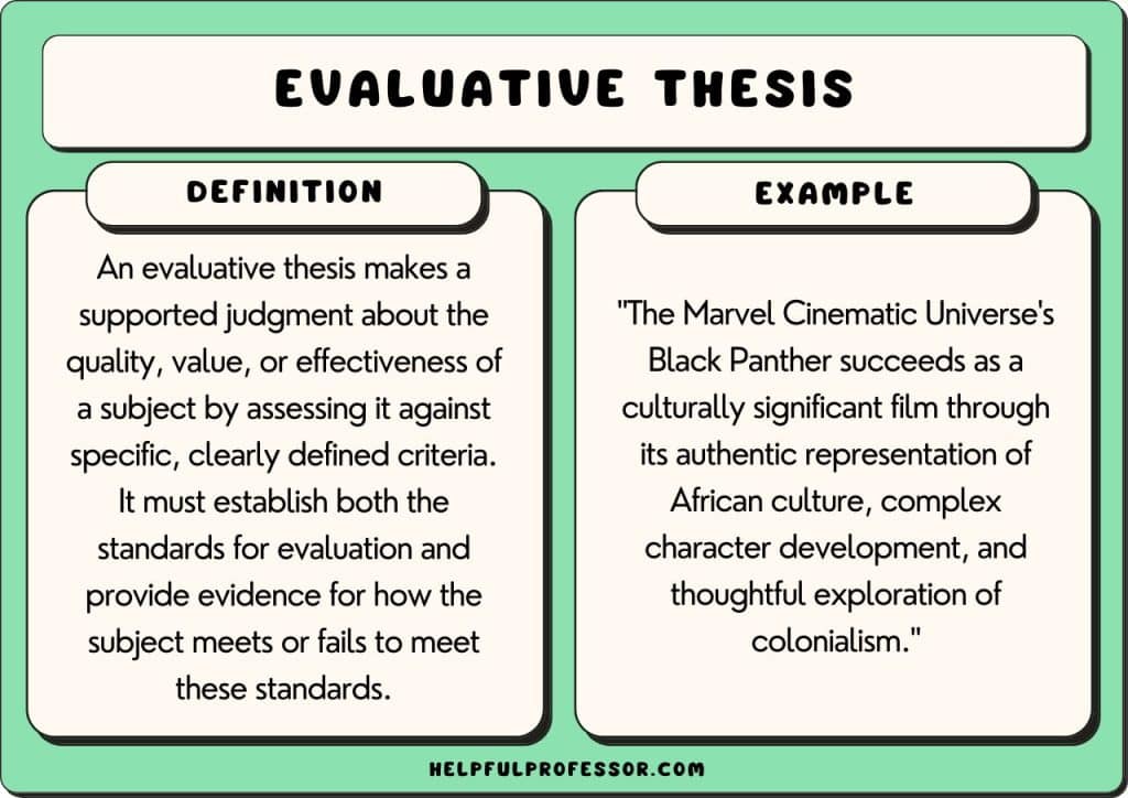 25 Evaluative Thesis Examples