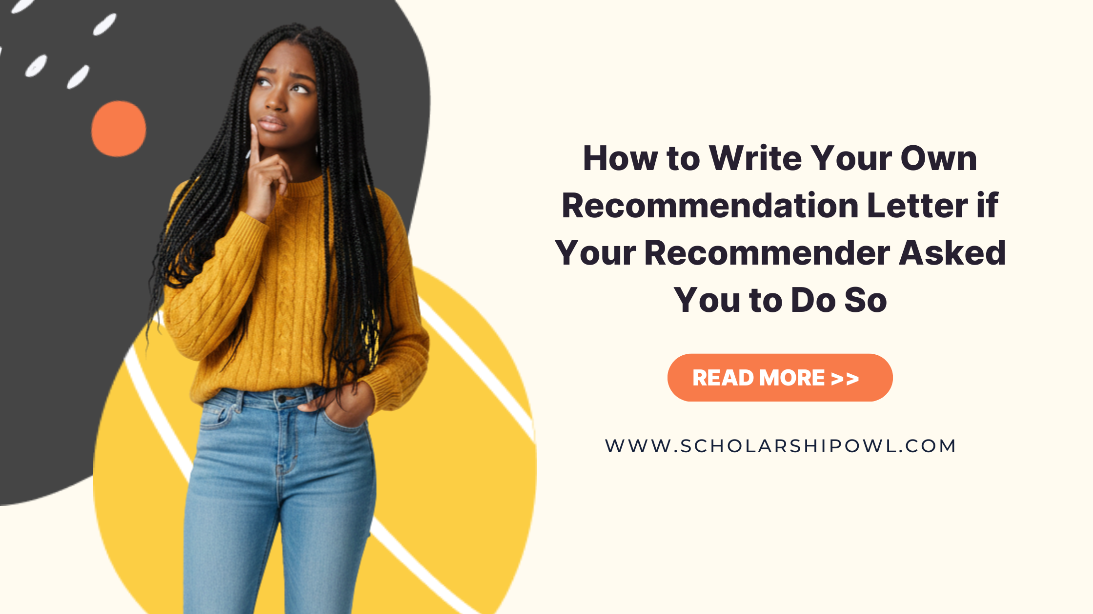 Write Your Own Epic Scholarship Recommendation Letter (2022-2023)